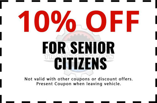 10% OFF for senior citizens